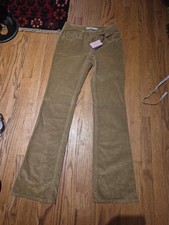 Valentino RED Corduroy Pants Nwt $325 Camel   Mens 30 Womens S
