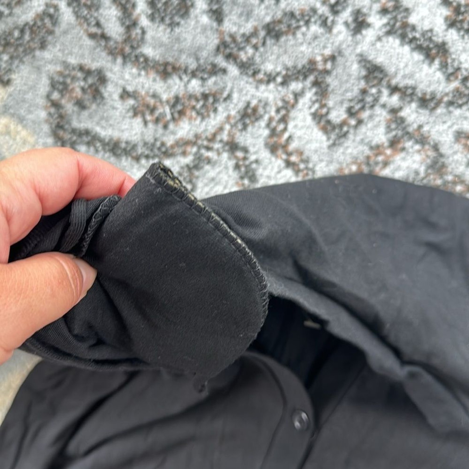 Vintage Reference Point Button Down Cardigan Blac… - image 5