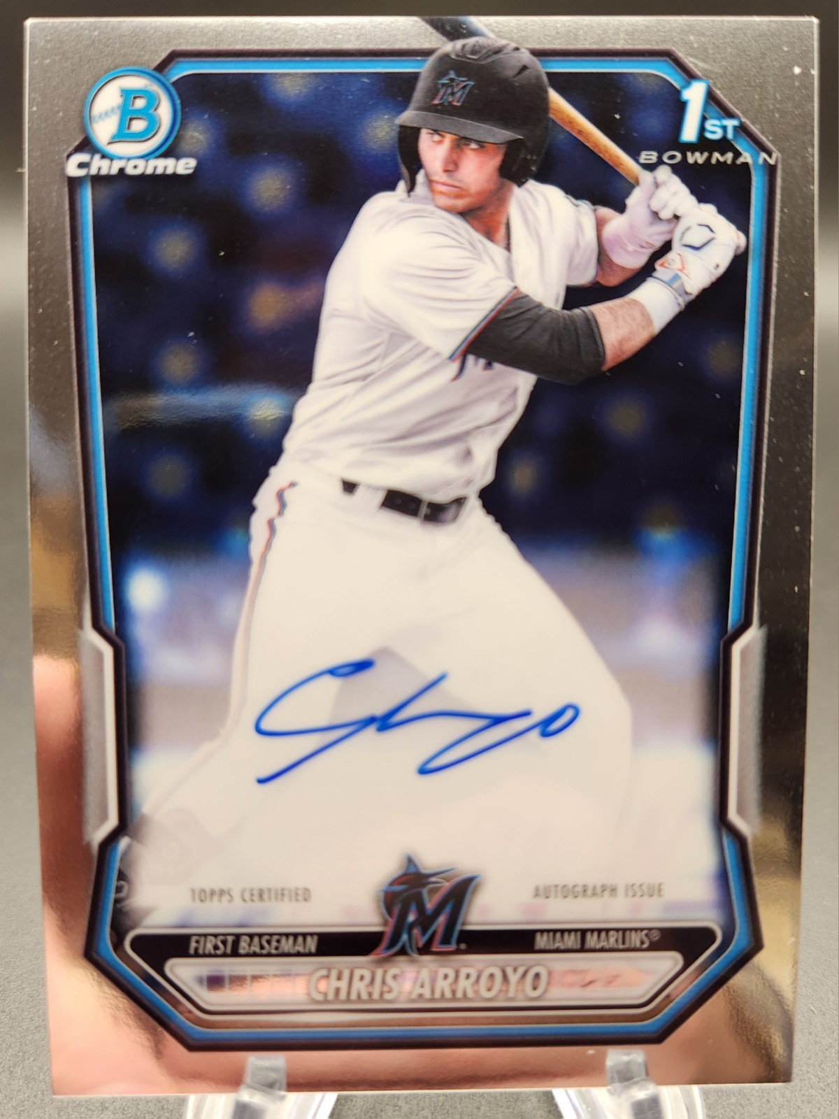 2026 Bowman Chrome Chris Arroyo #CPA-CA Bowman 1st Chrome Auto Marlins