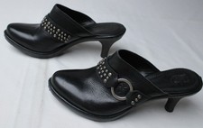 Frye Women's Heeled Slip On Shelby Studded Mules JL3 Black Size US:9.5 UK:7.5