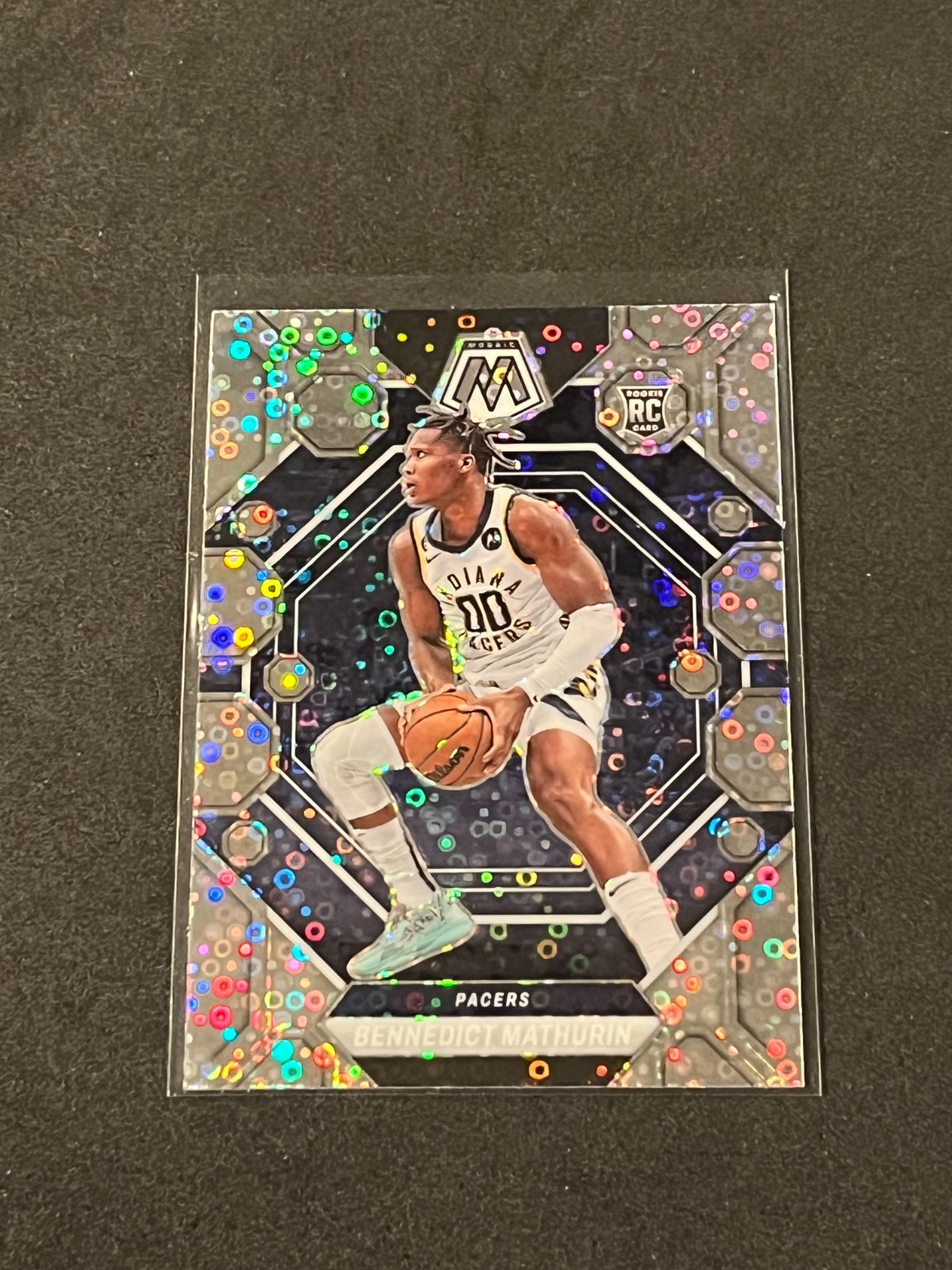 2022-23 Panini Mosaic Basketball Bennedict Mathurin Rookie Fast Break Prizm #210
