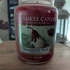 Yankee Candle Large Jar 623g Cranberry Pear Rare 