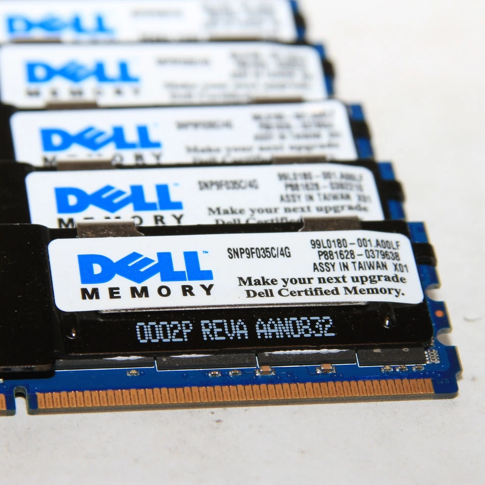 Nanya 32GB (8x4GB) PC2-5300F DDR2-667Mhz ECC Server RAM Untested - Image 2 of 4