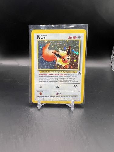 Pokémon Eevee #11 /53 - Holo Wizards Black Star Promo NM 2000 WotC Vintage