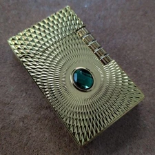 Dupont Style Gold Gas Lighter Pleasant Sound Unused