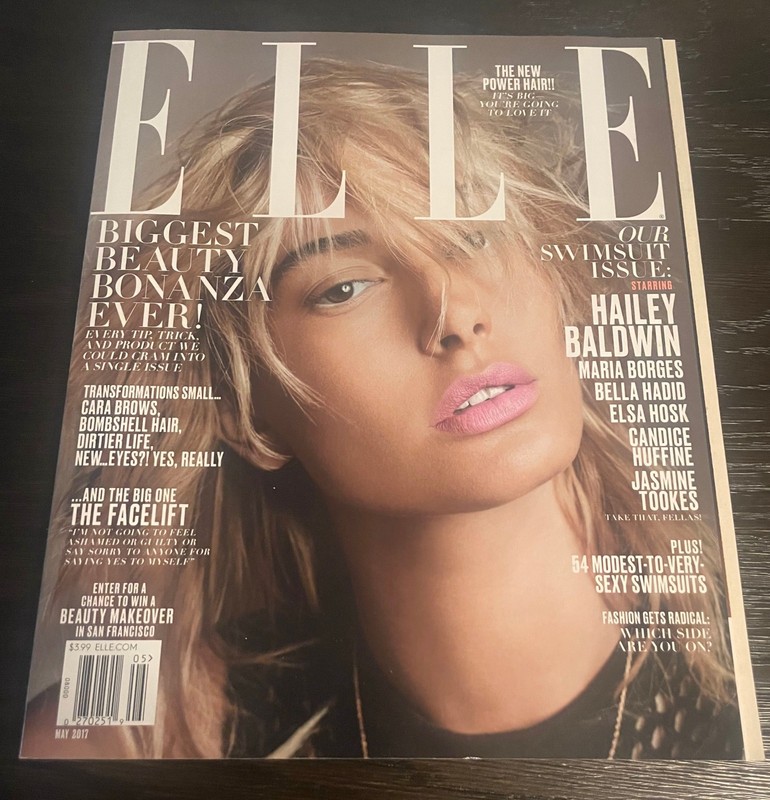 ELLE - May 2017 - Haley Baldwin Bieber Cover