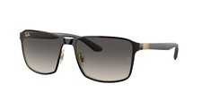 Ray-Ban RB 3721 black on arista grey gradient 187/11 Sunglasses