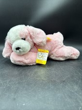 Steiff Baby Floppy Dog Archive Sample 1983 5660/25 10in Pink Plush Vintage