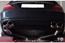 Duplex Komplettanlage ab Kat Mercedes CLS C219 2x115x85 oval schräg Duplex Komplettanlage ab Kat Mercedes CLS C219 2x115x85 oval schräg