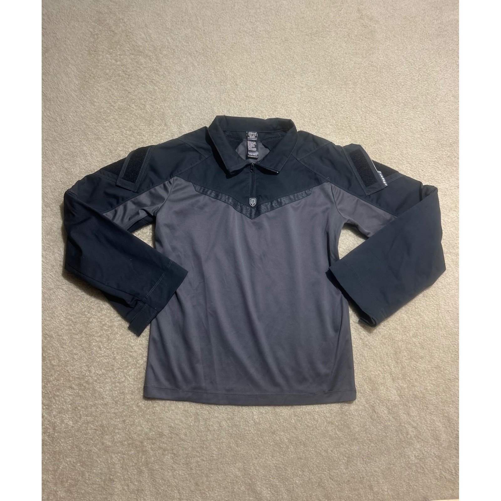 Dye Precision Tactical 1/4 Zip Long Sleeve Men's S/M Black G