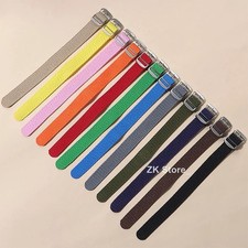 Nylon Watch Strap Perlon Woven One Piece Replacement Band 18mm 20mm 22mm