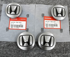 Set Of 4pcs 2.75 Honda Accord Wheel Center Caps Silver Chrome Rim Hubcaps