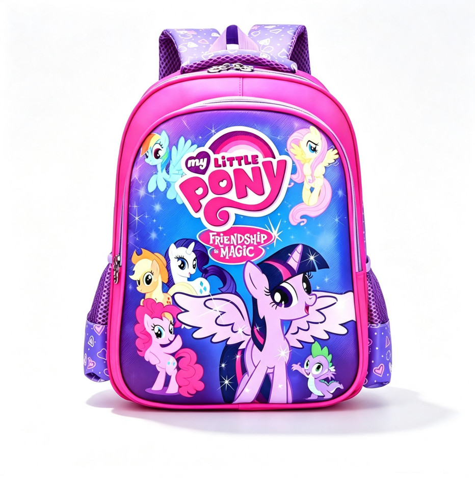 2026 Cartoon Pony Kids Backpack Children School Bag for Girls