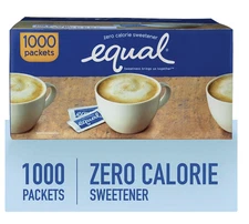 Equal Zero Calorie Sweetener (1,000 ct.) Great Price!