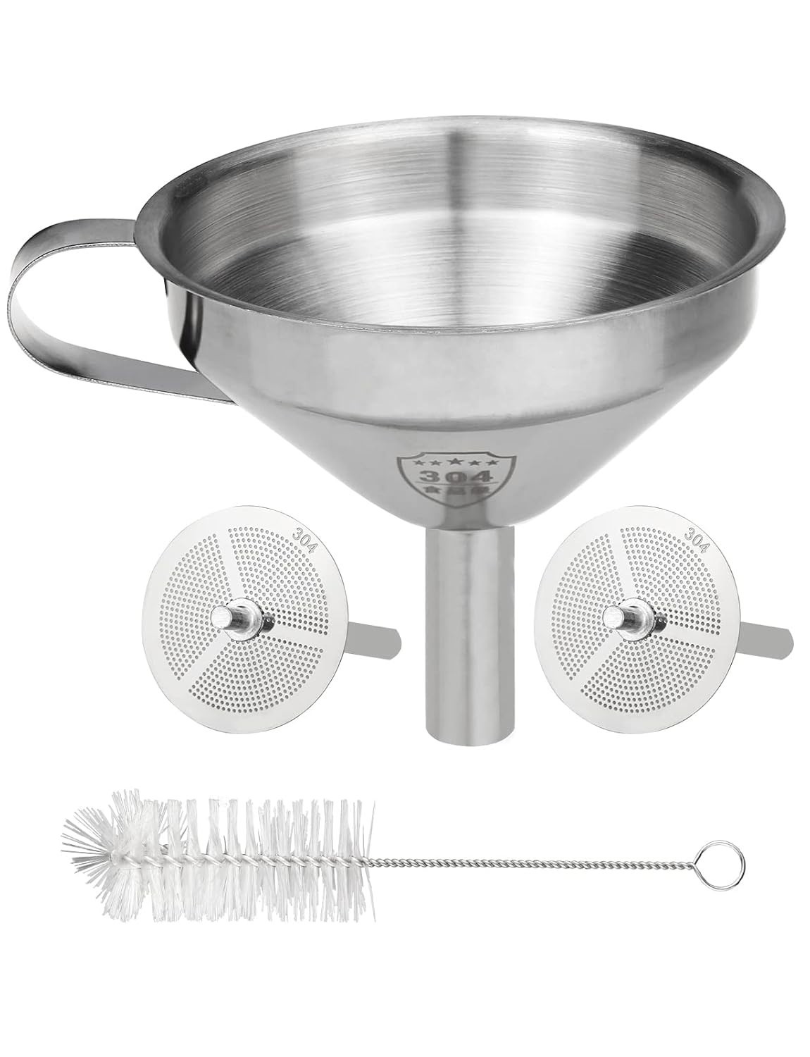 Resin Funnel Resin Filter Funnel with Strainer for 3D Printer Stainless Steel