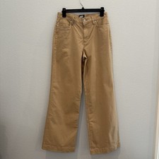 Land's End Womens Chino Pants Size 4 Beige/khaki Straight Leg Mid Rise Trousers