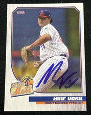 2022 Choice St. Lucie Mets Signed Mike Vasil Autographed Auto Card White Sox RC