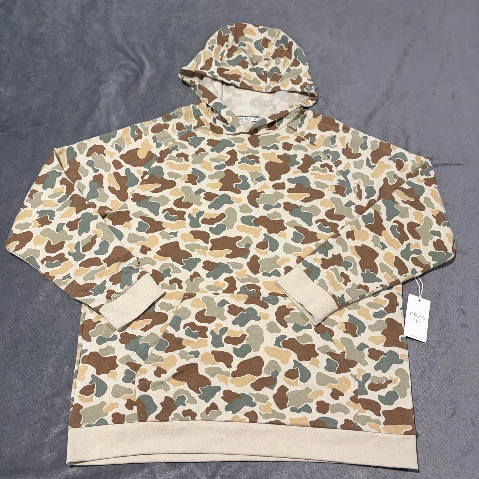 Free Fly Lighweight Hoodie Mens XL Vintage Camo Bamboo Fleece Performance
Opens in a new window or t