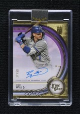 2025 Topps Five Star Purple 37/50 Bobby Witt Jr #FSA-BWJ Auto 16wc