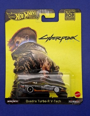 Hot Wheels Premium Cyberpunk Quadra Turbo-R V-Tech 1/64 Pop Culture