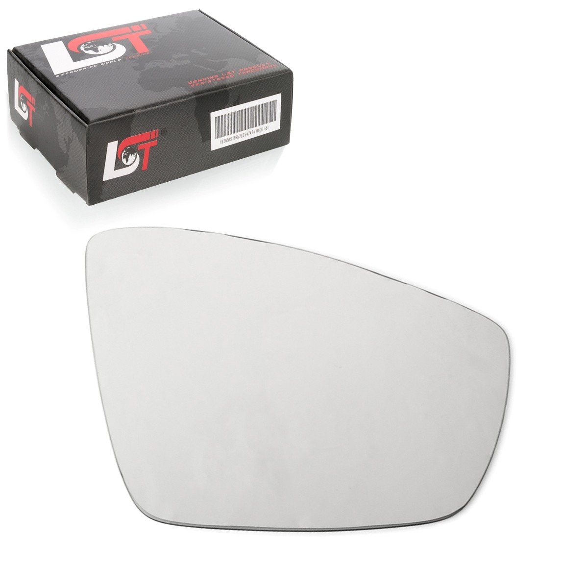 Convex Right Side Mirror Glass for Seat Mii KE1 KF1