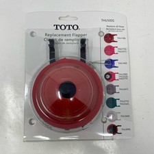 TOTO THU500S 3-Inch Toilet Flapper, Red - 2 Pack