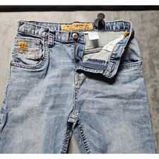 Cinch Boys Light Wash Straight Leg Jeans Adjustable Waist Size 18S MB16781002