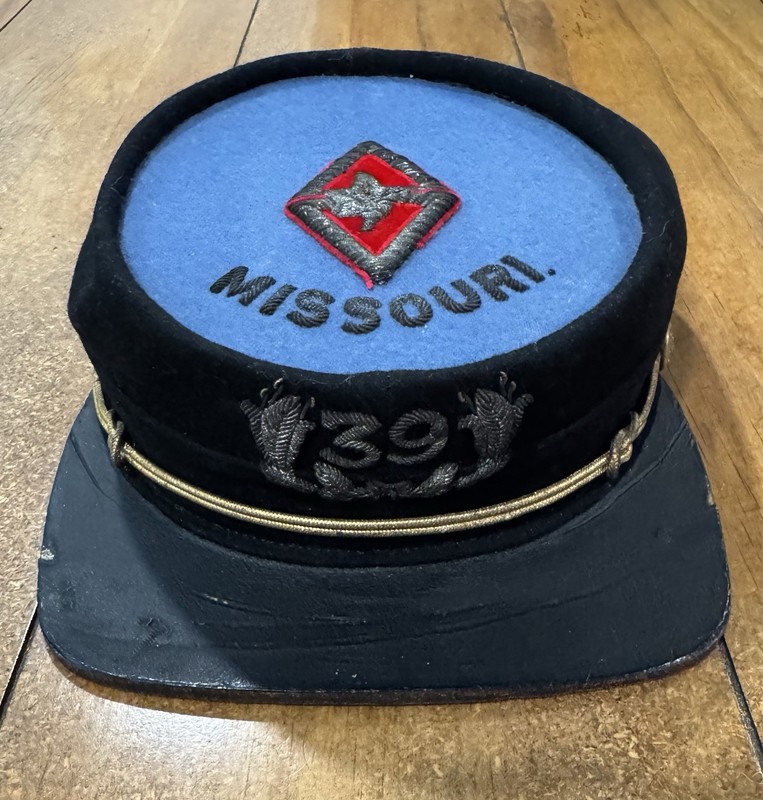 Civil War Veterans Association Knights Of Pythias Kepi Missouri #39