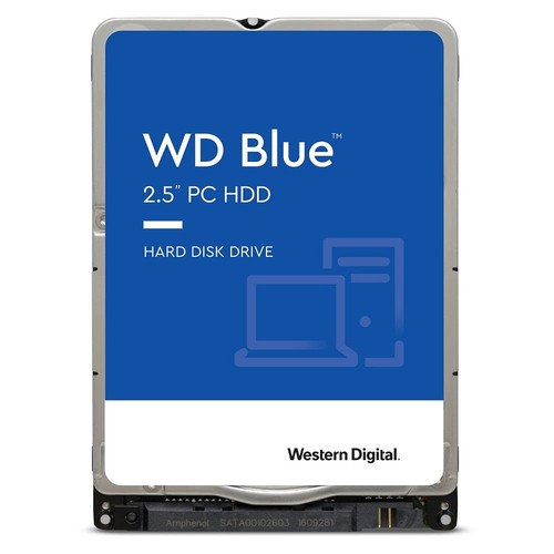 WD Blue 2TB Mobile 2.5" Internal Hard Drive, 5400 RPM Class, SATA 6 GB/s, 128MB - 第 1/10 張圖片