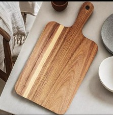 Acacia Wood Cutting Board with Handle / Charcuterie/serving Board Small