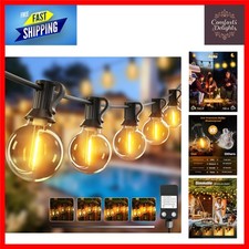 Shatterproof 18 Light Dimmable Garden String Lights for Romantic Nights
