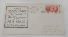 Honolulu Hawaii to Los Angeles CA AMF first flight airmail September 10 1959 Honolulu Hawaii to Los Angeles CA AMF first flight airmail September 10 1959