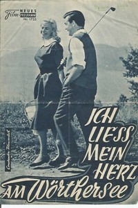 Ich liess mein Herz am Woerthersee    Kino Neues Film Programm  1960 AUSTRIA