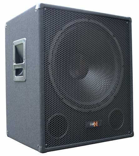 E-Lektron SUB-Q45A PA-Subwoofer Aktiv 18"/45cm Bass Lautsprecher Box 1000W-Peak - Afbeelding 2 van 9