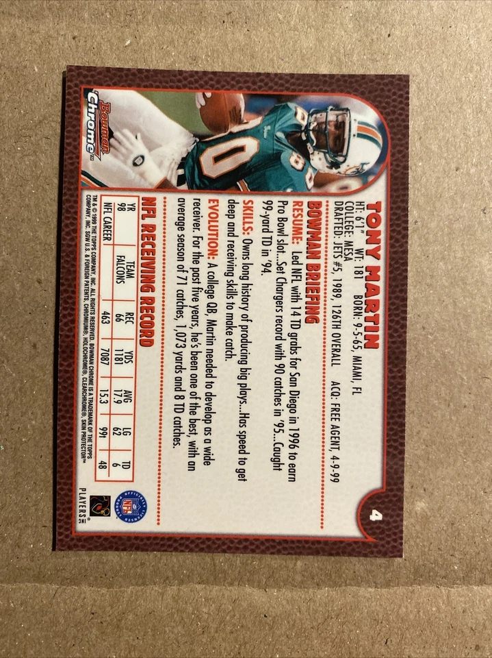 1999 BOWMAN CHROME FOOTBALL YOU PICK YOU CHOOSE FROM LIST 4-220 - Image 2 of 2