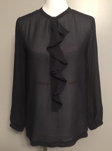 sleeve long decree shirt Long Blue Adrienne Vittadini Navy Blouse Sleeve Women's sleeve long decree shirt Long Blue Adrienne Vittadini Navy Blouse Sleeve Women's