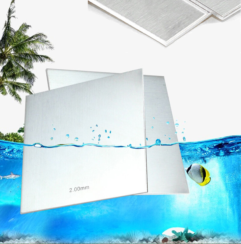 Edelstahlblech 1mm 1.4301 Gebürstet - 600x550mm V2A Nicht Magnetisch