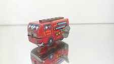 MS 261 Fire Truck Wind Up Tin Litho Made in China