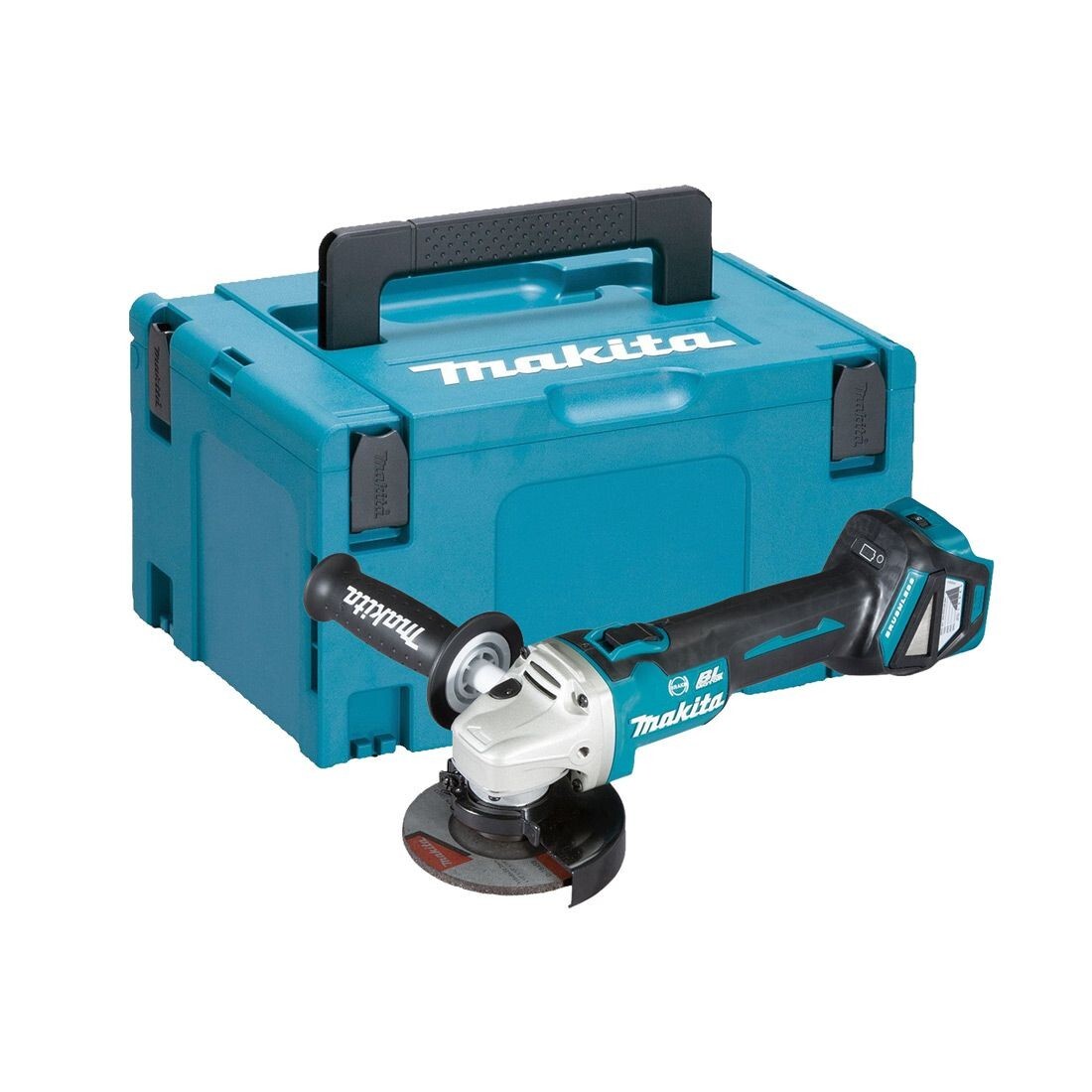 Makita 18v LXT Brushless 115mm Angle Grinder Body Only in Case DGA463Z