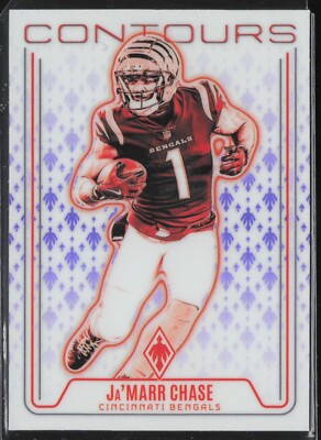 2024 Panini Phoenix Purple CONTOURS Jamarr Chase #CON-JCE Bengals