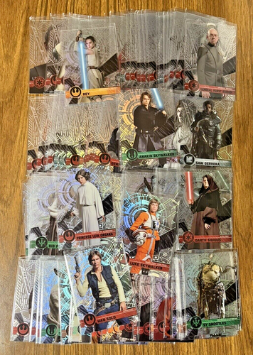 2017 Topps Star Wars High Tek Complete Set 112 Pieces Pattern 3 Form 1 & 2 MINT! - Picture 2 of 2