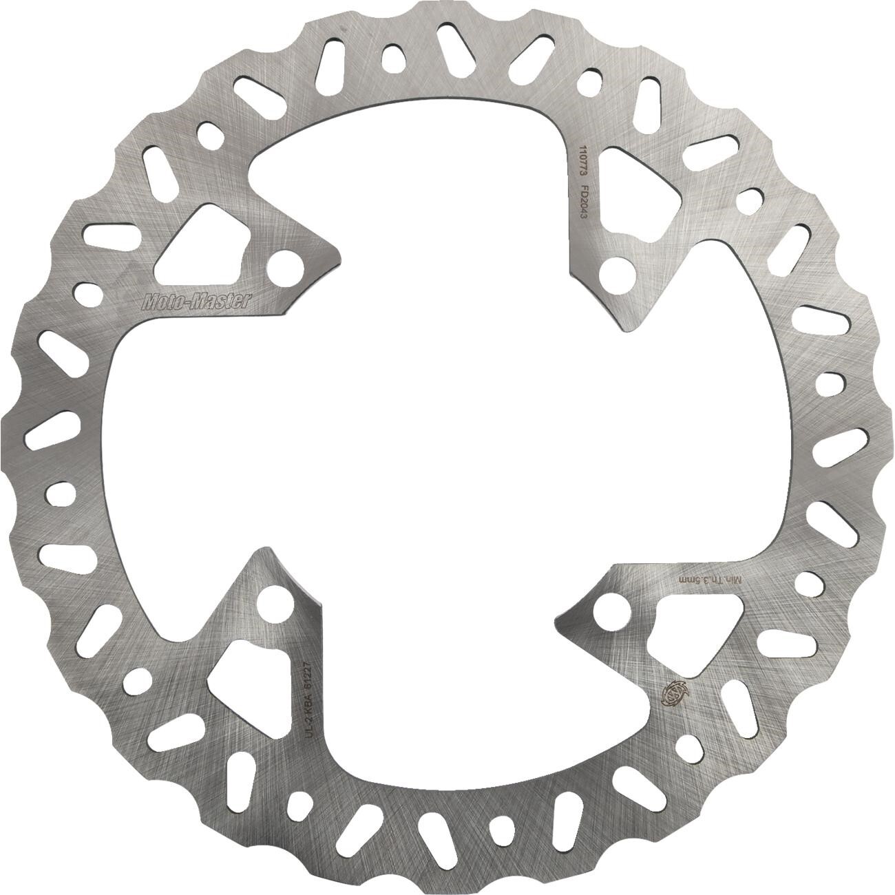 2019-2023 for Kawasaki KX 450 MOTO-MASTER Brake Rotor Rear Nitro 110773 ...