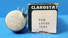 (1 piece) Potentiometer , RV4LAYSD104A, CLAROSTAT, 100KOhm, 10%, 2W