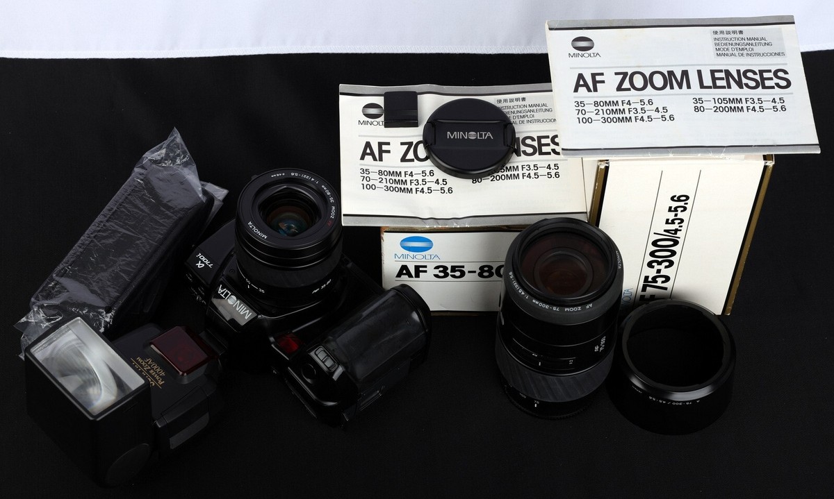 Minolta Alpha 7700i QD 35mm Film AF SLR + AF 35-80mm, 75