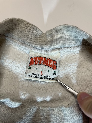 Vintage 1996 Green Bay Packers Crewneck Sweater Mens Gray Large Made In USA - Picture 5 of 9