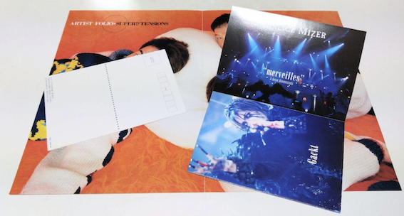 MALICE MIZER Postcard & Mini Poster Set Gackt Mana Kozi Kami Yu-ki