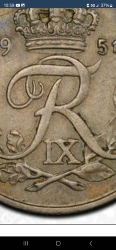 1951 NS 25 Ore Double Die Obverse Cleaned AU Details Pcgs Genuine.!!! - Picture 5 of 8
