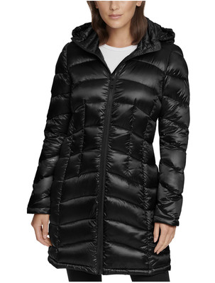 calvin klein jeans hooded down puffer jacket