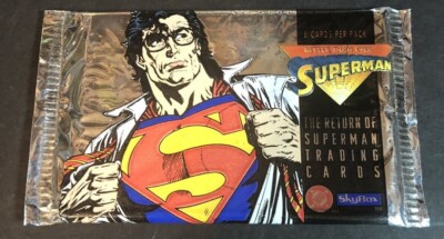 Skybox 1993 The Return Of Superman Trading Card Pack Sealed 