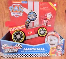 PAW PATROL MARSHALL RACE   GO DELUXE VEHICLE  U3 